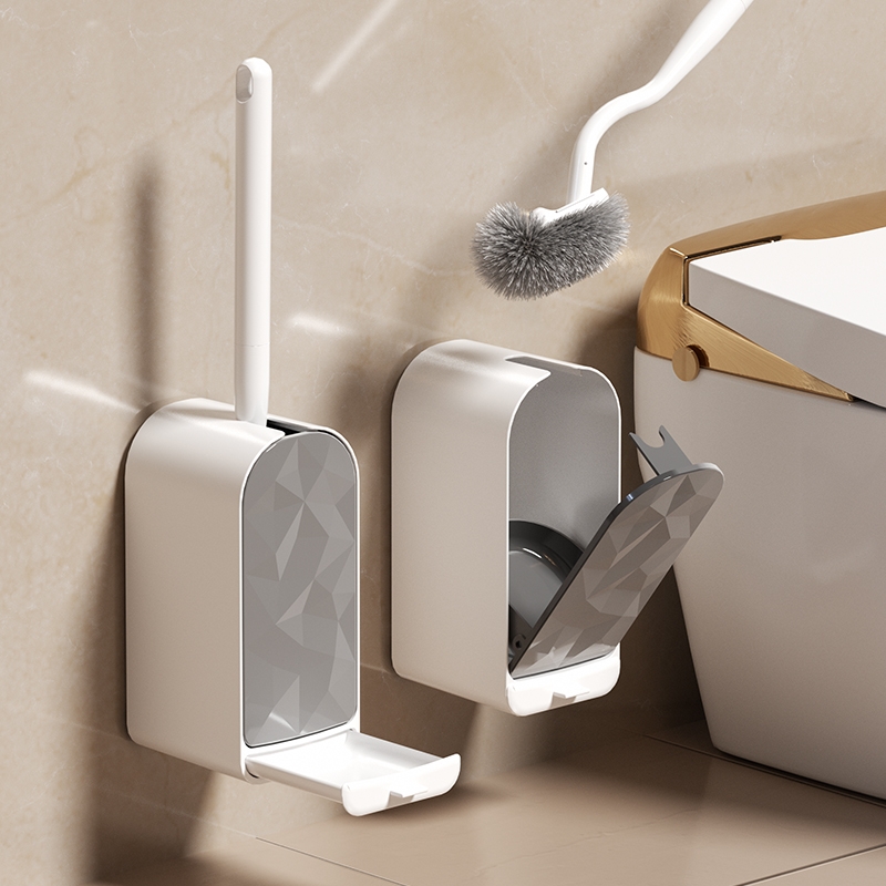 Home Bathroom Cleaning Kit - 1Pcs Brand New Plastic Wall-Mounted Dual-Use