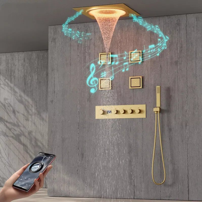 Home And Bathroom - Smart LED Shower Set Bathroom Music