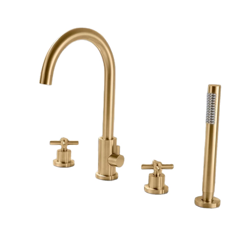 Home Bathroom Design Simple - 2021 Luxury Design Brushed Gold Simple