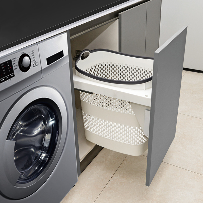 Home Bathroom Hand Dryer - Washing Machine Cabinet Embedded Dirt Basket