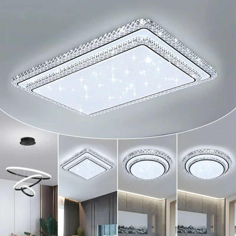 Home Bathroom Design Simple - Modern Diamond Simple Design LED Ceiling