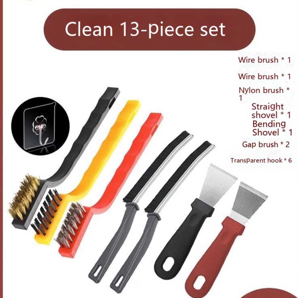 Home Bathroom Cleaning Kit - 5/8/13 Kitchen Cleaning Brush Set,Deep Clean