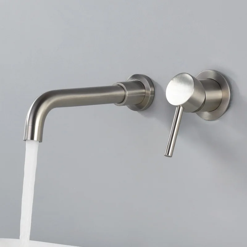 Basin Mixer Tap - 304 stainless steel Brushed nickel tap