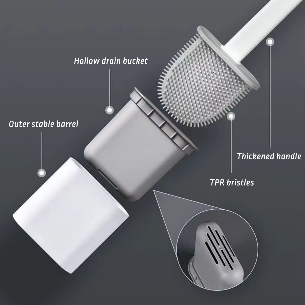Flexible Toilet Brush Cleaner  - đánh giá và giá Home Bathroom Cleaning Kit