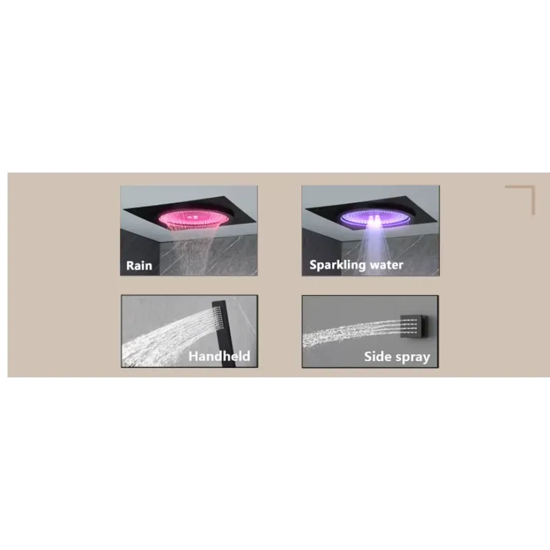 Smart LED Shower Set Bathroom  - đánh giá và giá Home And Bathroom