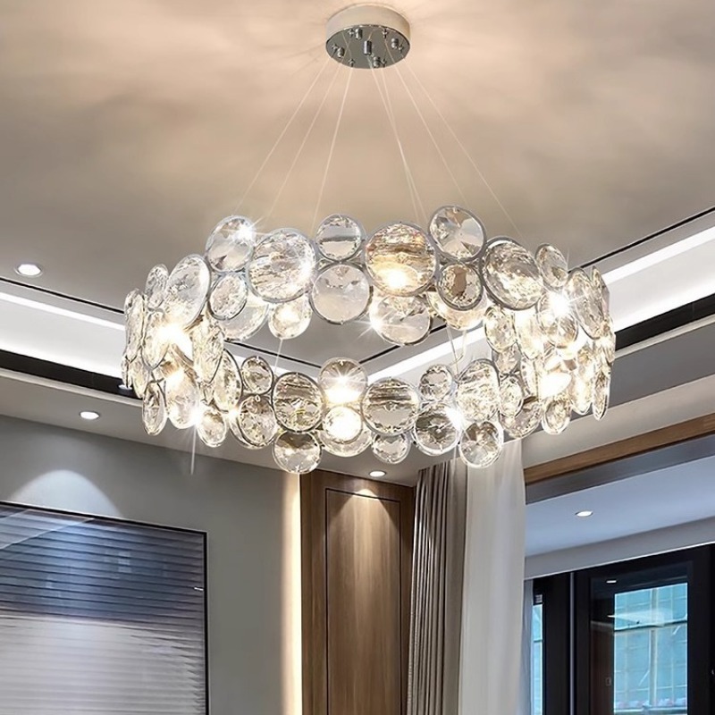 Modern Luxury Crystal Chandeli - đánh giá và giá Home Bathroom Design Simple