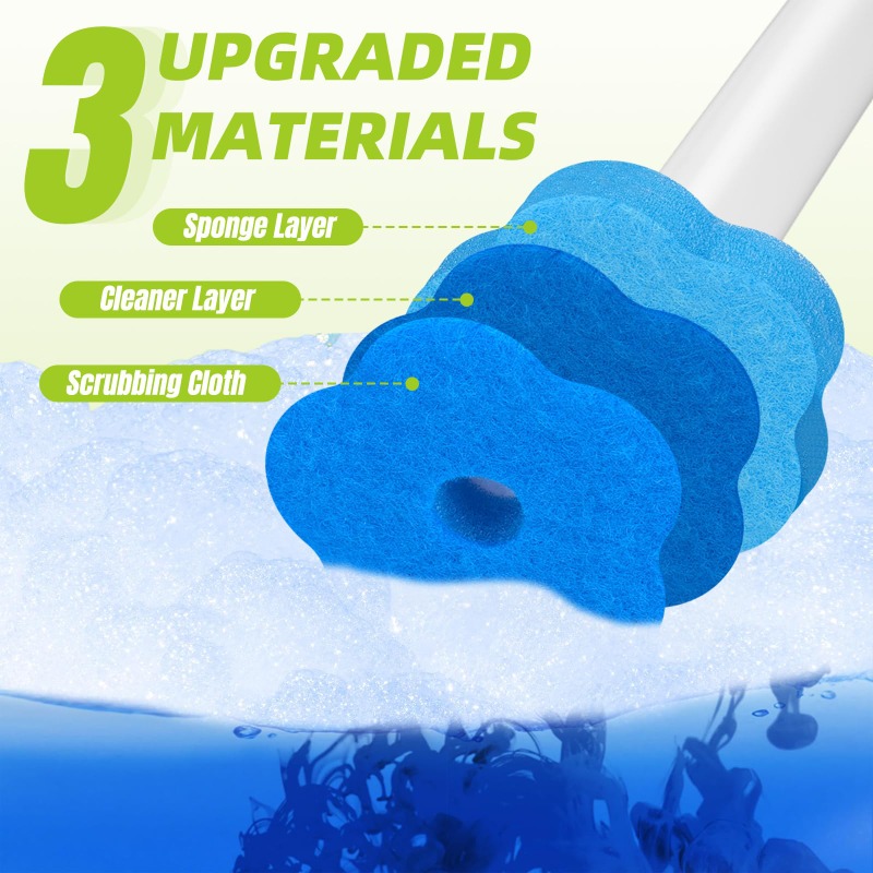 Toilet Brush With Disposable R - đánh giá và giá Home Bathroom Cleaning Kit