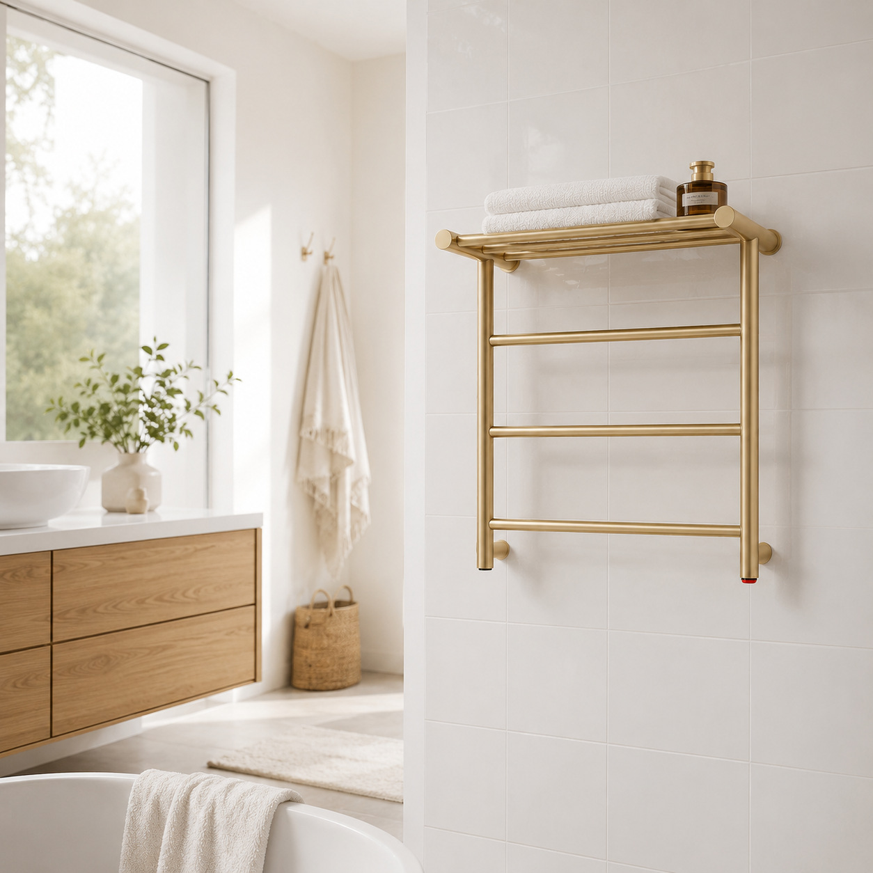 2026 New Gold Wall-Mounted Ele - đánh giá và giá Towel Warmer Electric