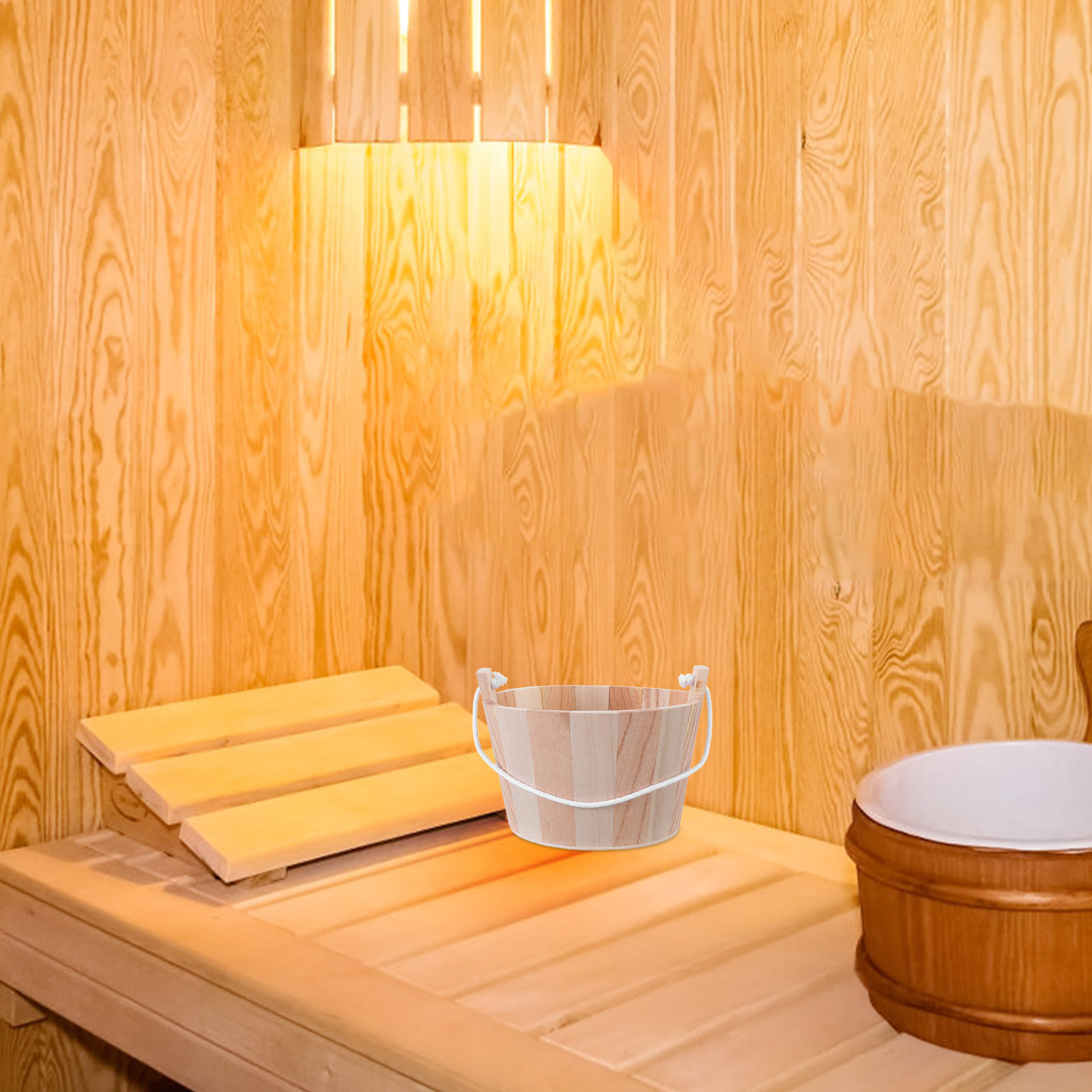 Premium Natural Wood Sauna Buc - đánh giá và giá Home Bathroom With Sauna