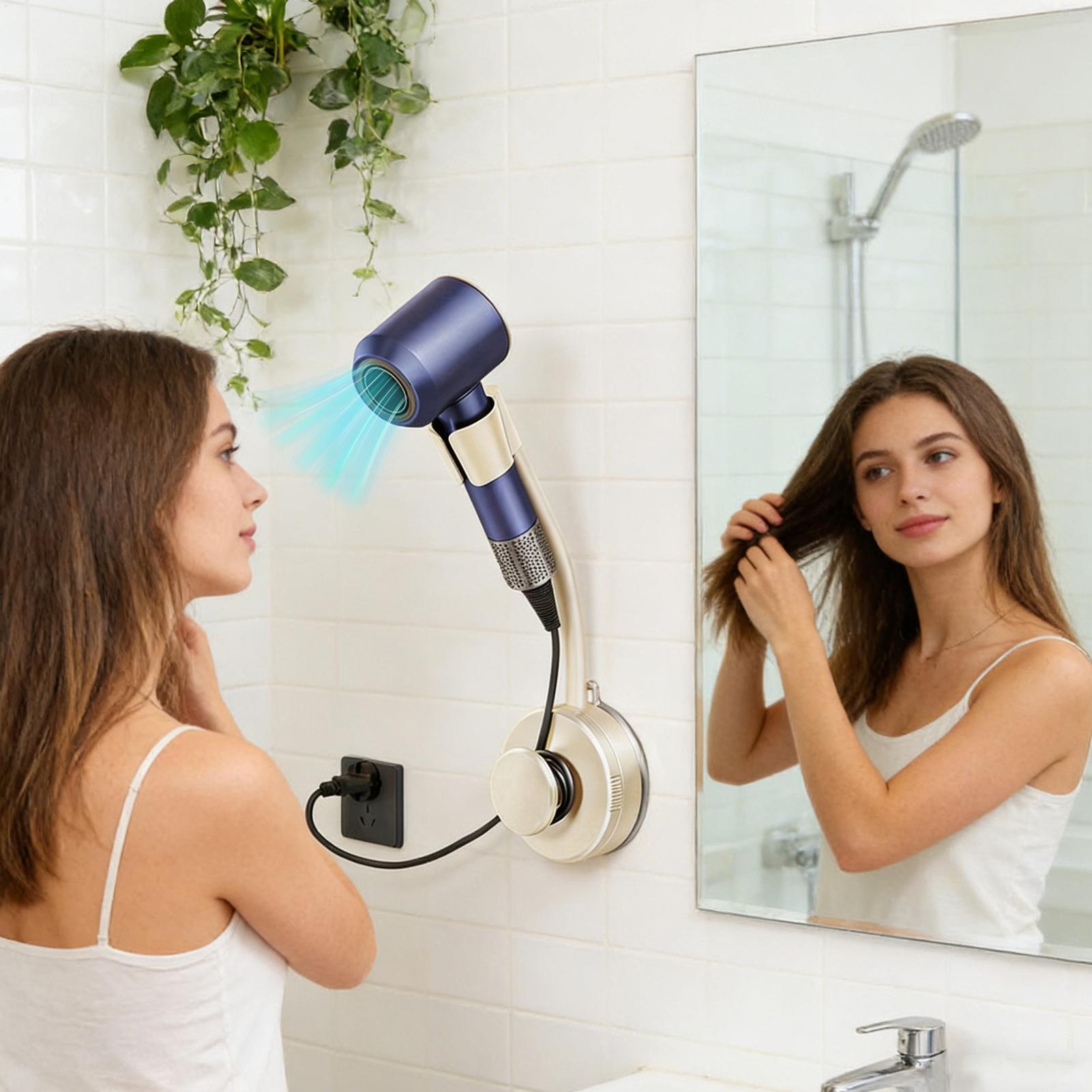 Blow Dryer Stand 360-Degree Ad - đánh giá và giá Home Bathroom Hand Dryer