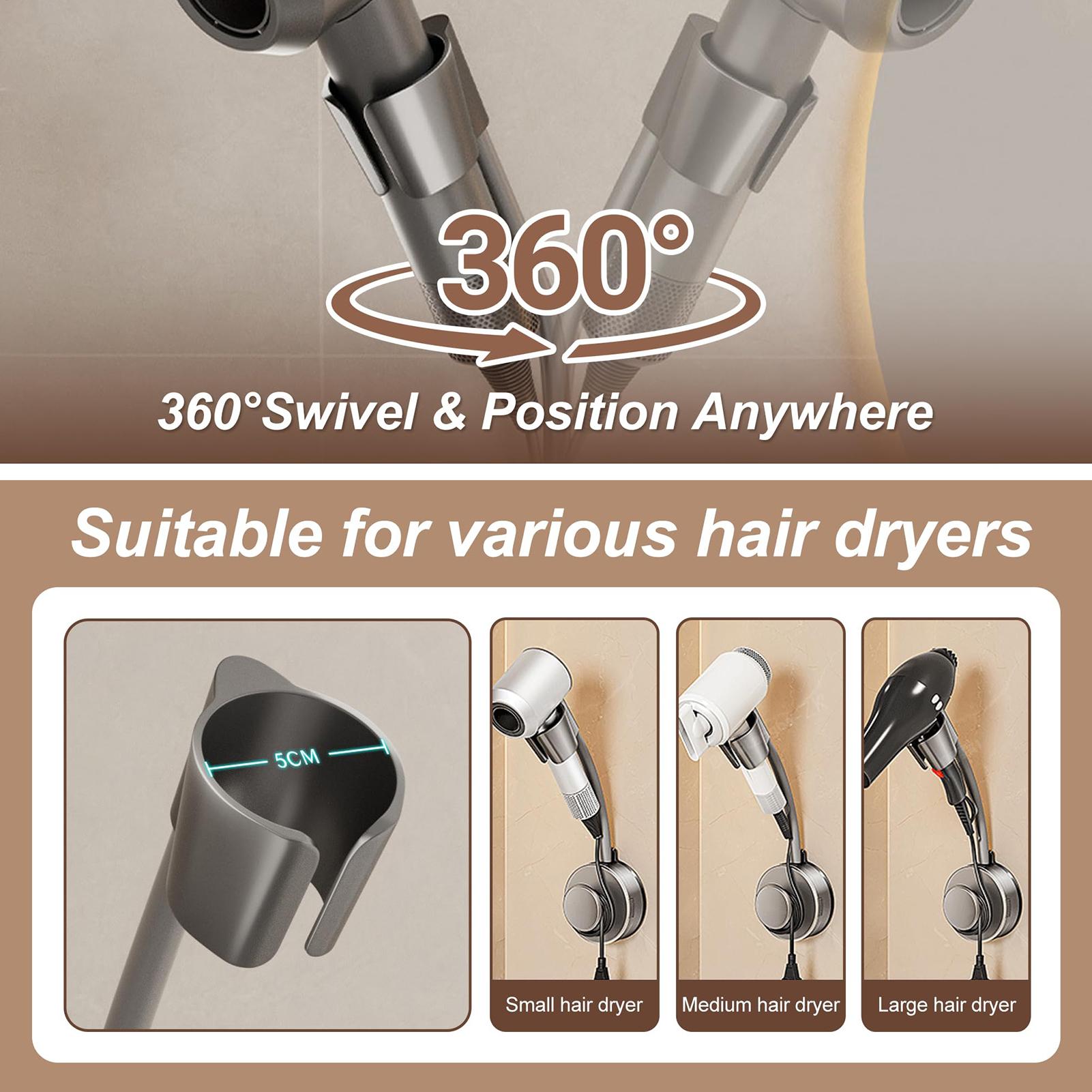 Blow Dryer Stand 360-Degree Ad - đánh giá và giá Home Bathroom Hand Dryer