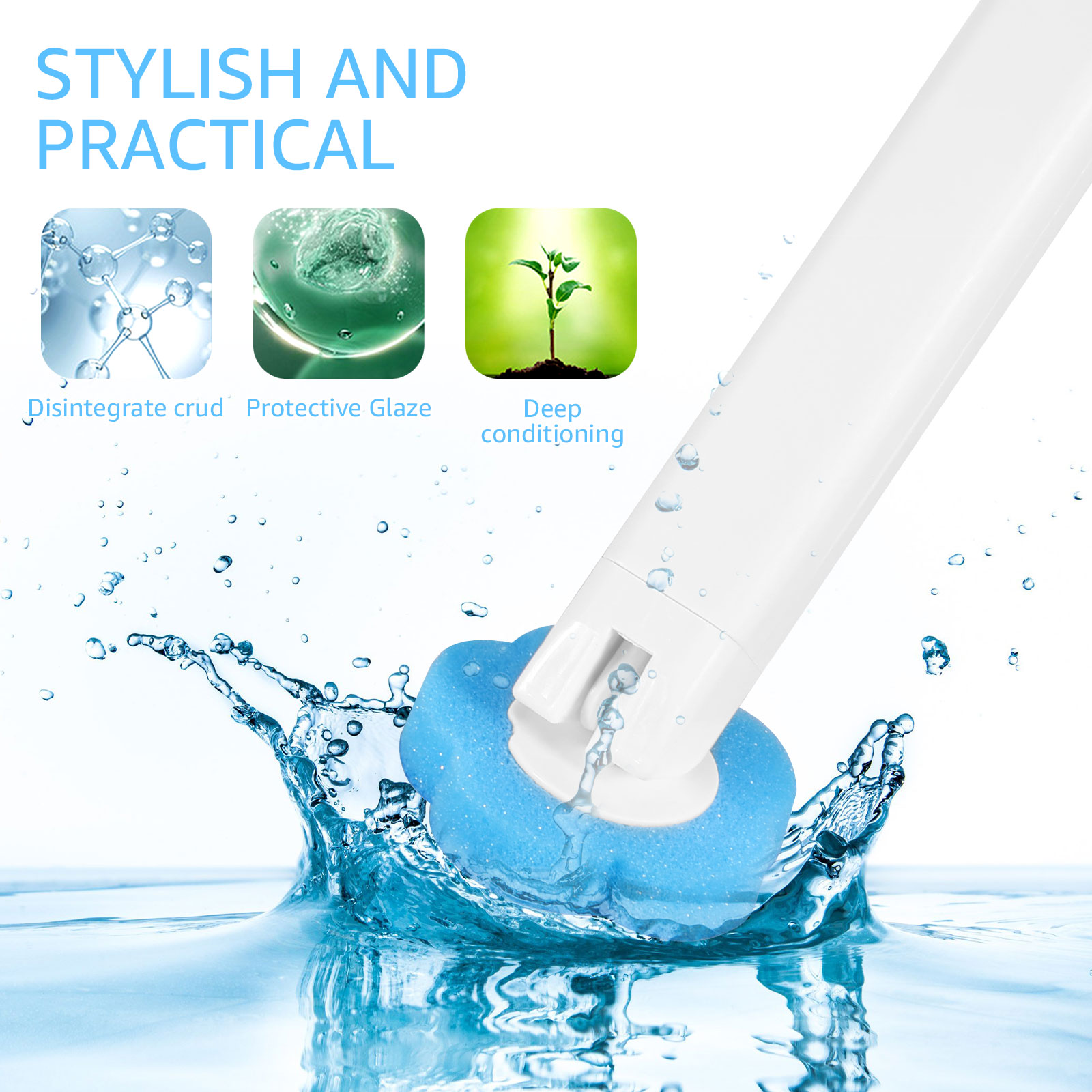 Toilet Brush and Holder Set wi - đánh giá và giá Home Bathroom Cleaning Kit