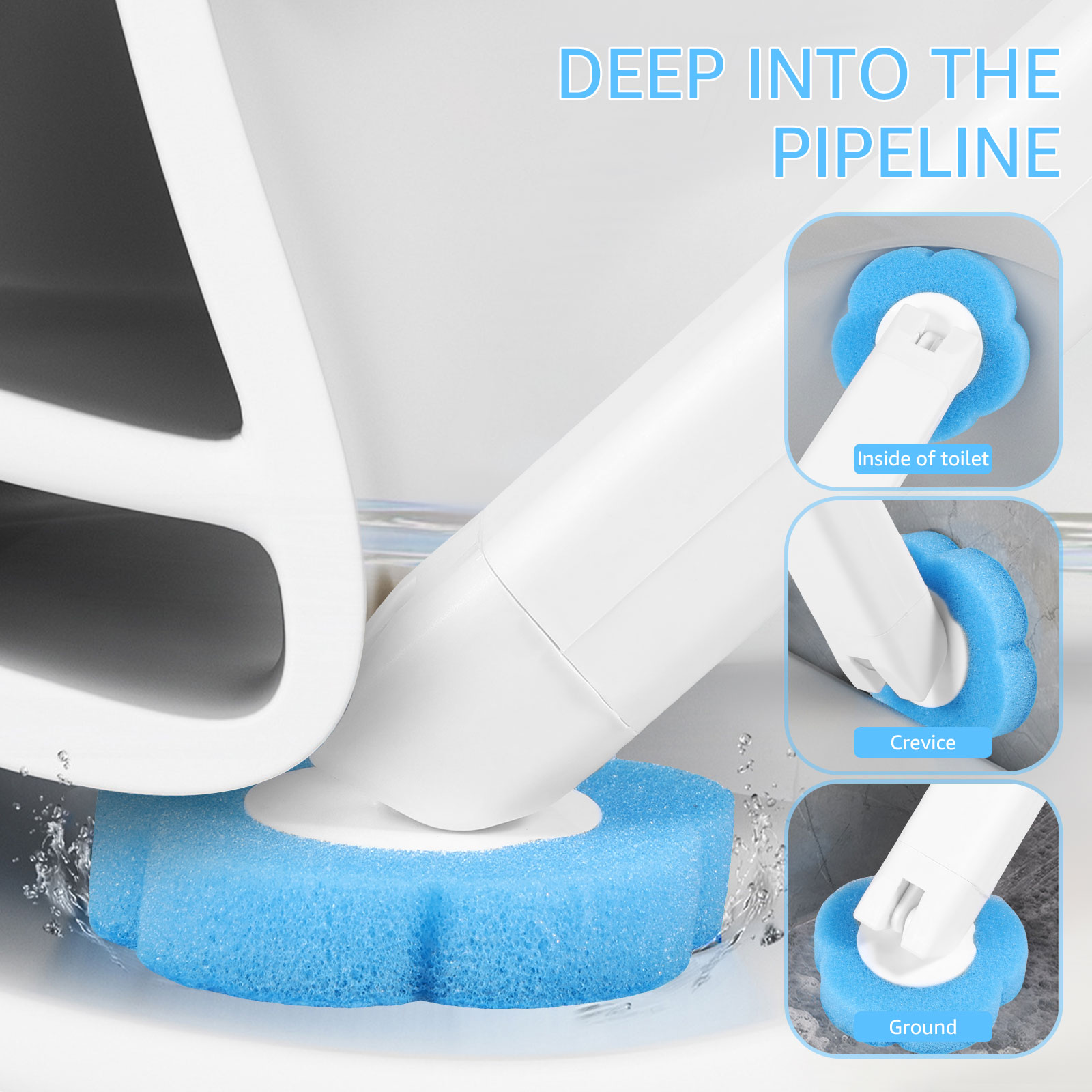 Toilet Brush and Holder Set wi - đánh giá và giá Home Bathroom Cleaning Kit