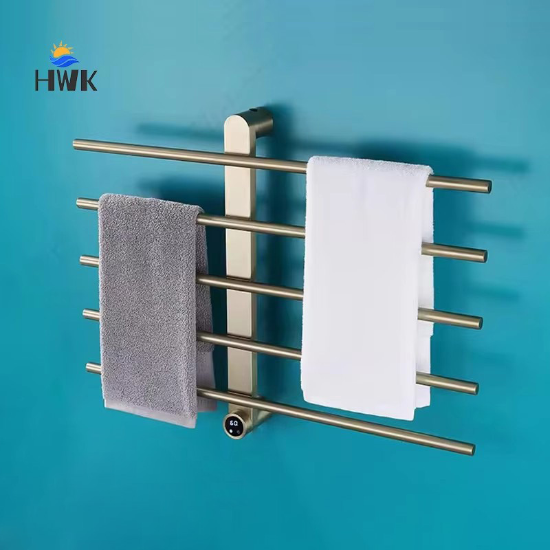 Bathroom Equipment Brushed Gol - đánh giá và giá Towel Warmer Electric