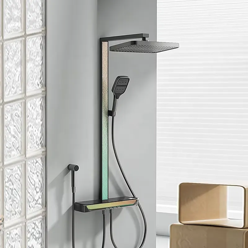 Brass Digital Waterfall Shower - đánh giá và giá Home And Bathroom