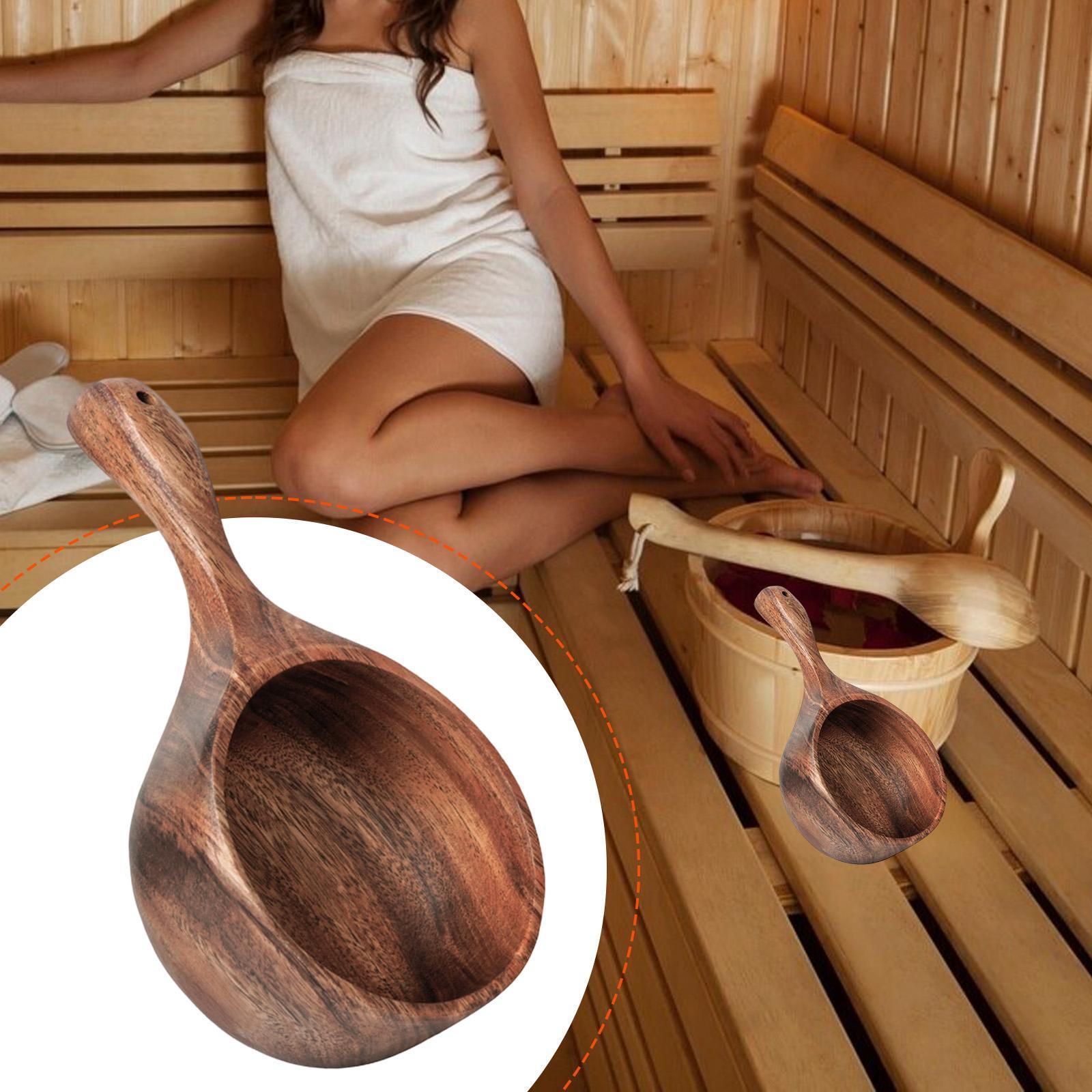 Wooden Sauna Ladle,Household U - đánh giá và giá Home Bathroom With Sauna