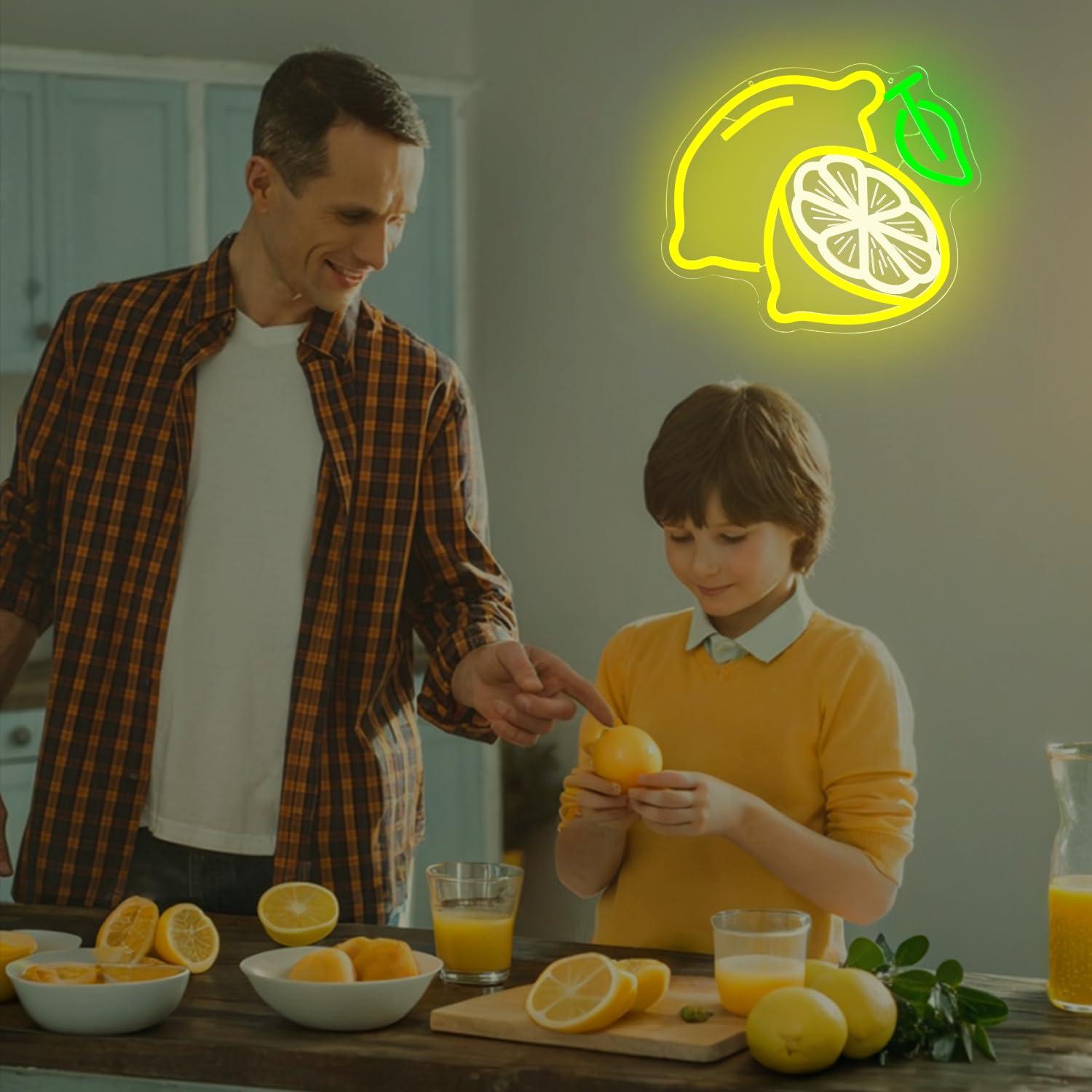 Lemon Neon Sign Dimmable LED L - đánh giá và giá Home And Bathroom