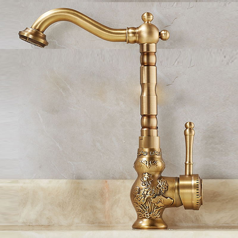 Antique Brass Basin Faucet Sin - đánh giá và giá Basin Mixer Tap