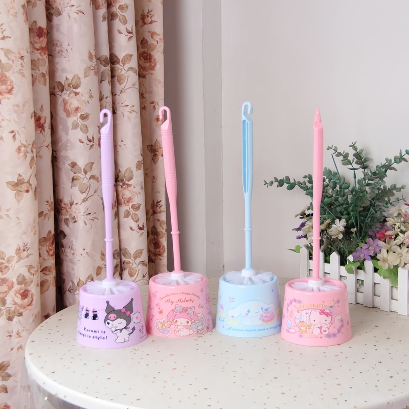 Hello Kitty Long-Handled Soft- - đánh giá và giá Home Bathroom Cleaning Kit