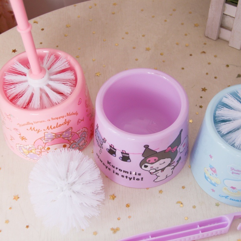 Hello Kitty Long-Handled Soft- - đánh giá và giá Home Bathroom Cleaning Kit