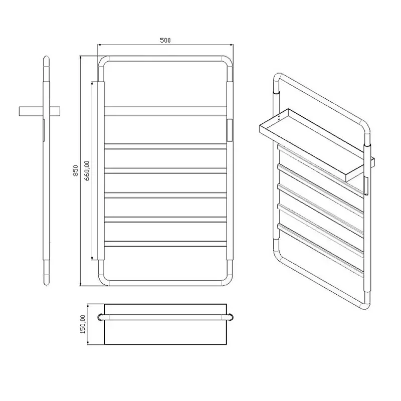 Towel Heated Holder Bathroom E - đánh giá và giá Towel Warmer Electric