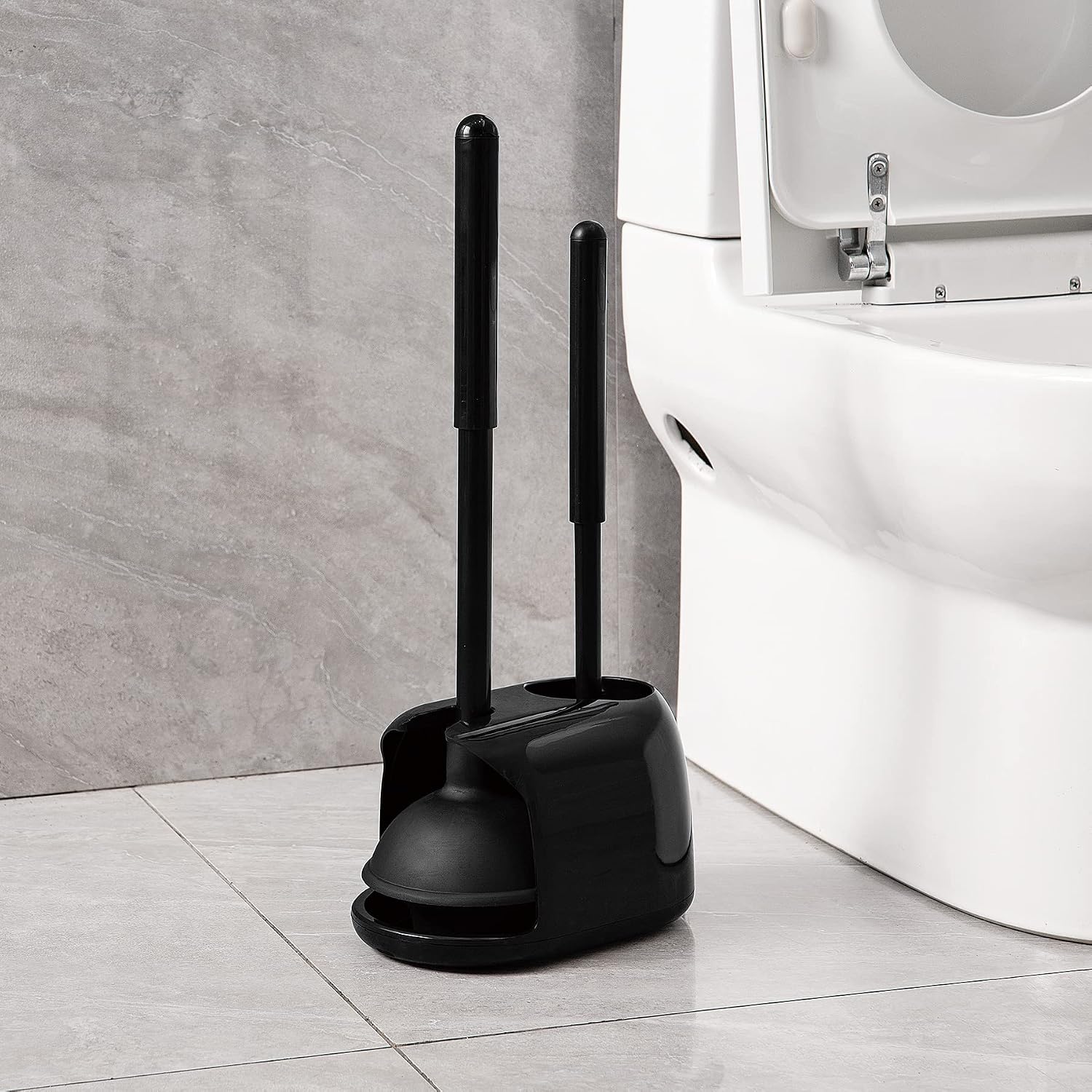 2 In 1 Toilet Brush And Plunge - đánh giá và giá Home Bathroom Cleaning Kit