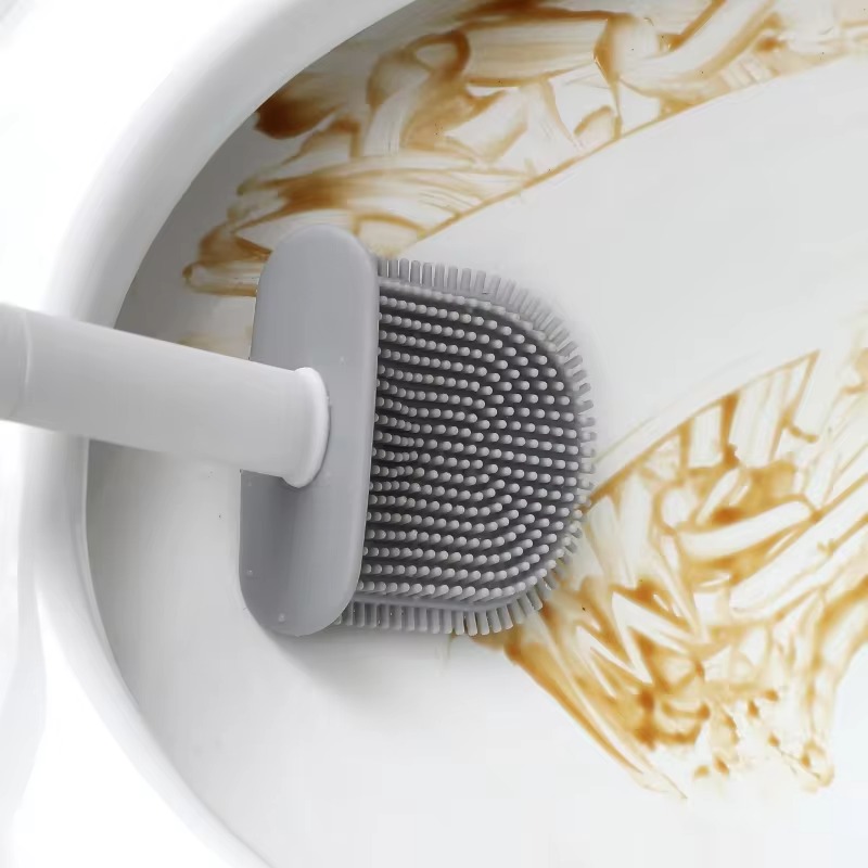 1PC Black Wall Mounted Toilet  - đánh giá và giá Home Bathroom Cleaning Kit