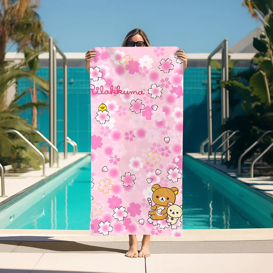 Large Bath Towel Rilakkuma Bea - đánh giá và giá Home Bathroom With Sauna