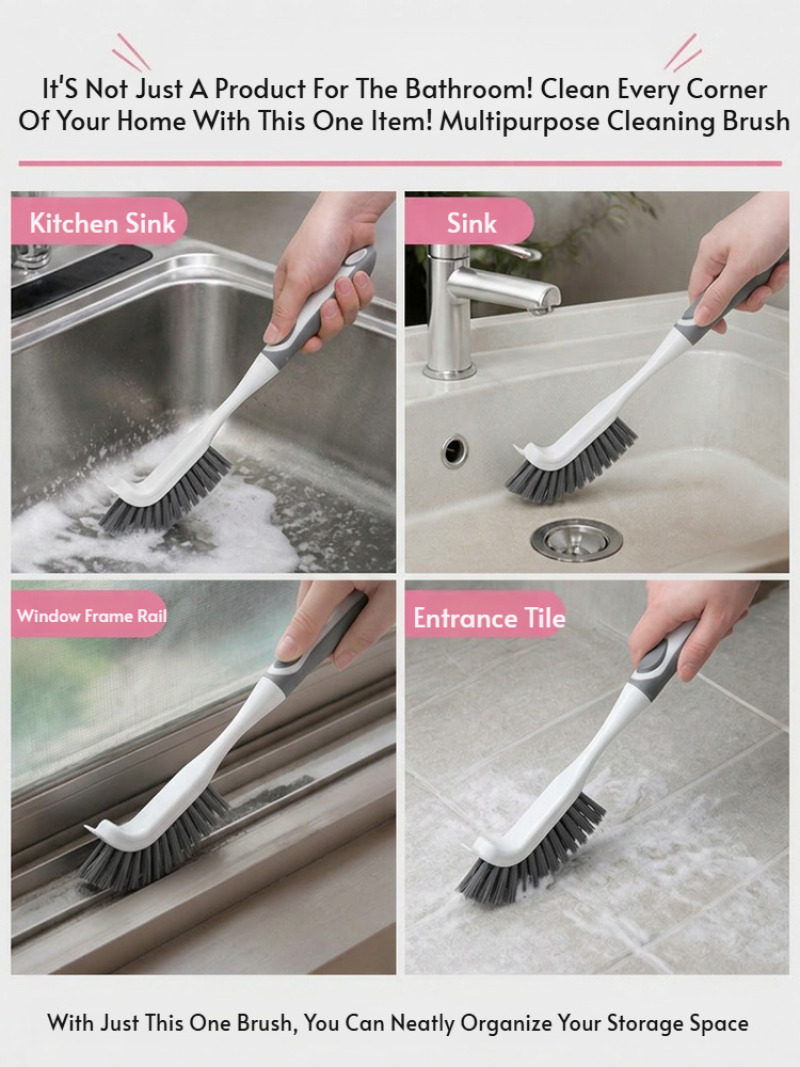 Scrub Brush Set with Hard Bris - đánh giá và giá Home Bathroom Cleaning Kit